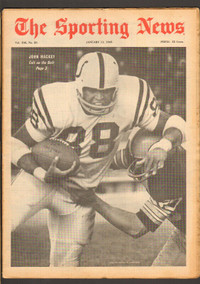 Sporting News Jan. 11, 1969 – John Mackey, Baltimore Colts