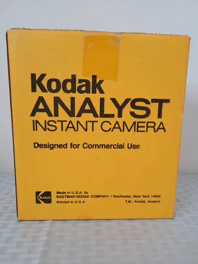 Kodak Analyst Instant Film Camera Orig Box manual Included 1985, View more