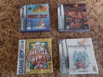 New and Sealed Gameboy Advance Games, View more