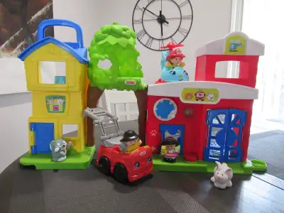 Fisher Price Animal Rescue, 5 Figures, Firetruck, Helicopter ETC, View more