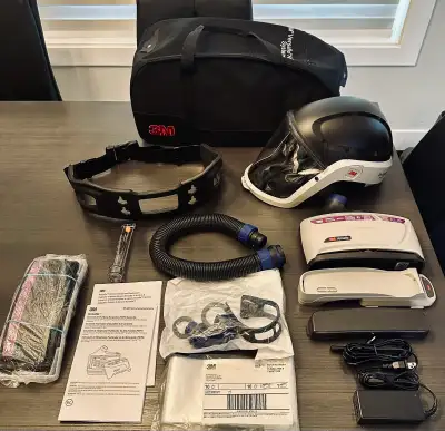 I ship all over I provide receipts Brand New, comes with M300 hardhat face shield. The 3M™️ Versaflo...
