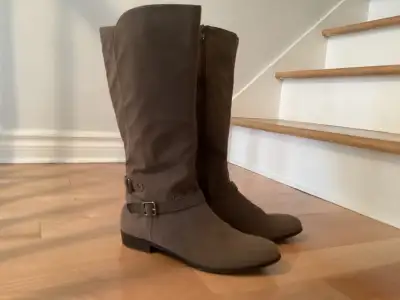Bottes en simili-suède pour femme, View more