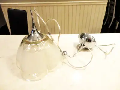 Gorgeous Flower Bulb Shaped Glass Ceiling Light Hanging Fixture, View more