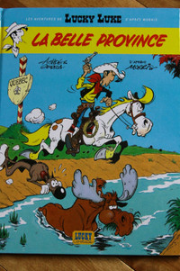 LUCKY LUKE LA BELLE PROVINCE ( erreur d' imprimerie)