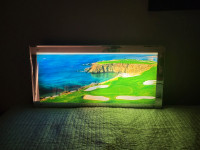 Neon golf frame