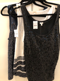 JCrew size M brand new sequenced sleeveless tops