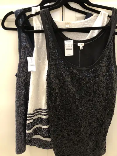 JCrew size M brand new sequenced sleeveless tops, View more