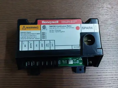 Intermittent Pilot Ignition Control Module - Honeywell S8670K, View more
