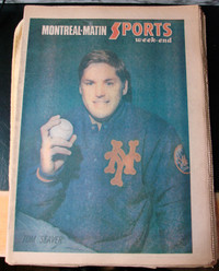 Journaux et Cahiers Sports des Expos de Montréal 1969-1970-1971