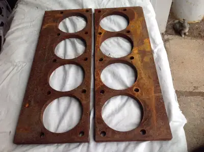 Small block Mopar torque plate, one remaining (sold one). Prefer buyer pickup, very heavy, lots of $...