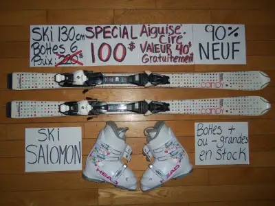 Plusieurs ensembles kit de ski alpin et twin tip 130 140 cm, View more