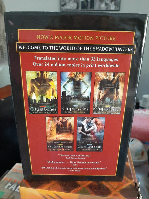 The Mortal Instruments by Cassandra Clare in Fiction in Abbotsford