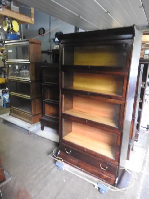 Several antique barrister bookcase  2,3,4 levels restored in Bookcases & Shelving Units in Hamilton - Image 4