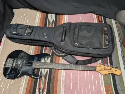 Vintage Rare 90s Harmony P-Bass & Warwick Deluxe Soft Case, View more