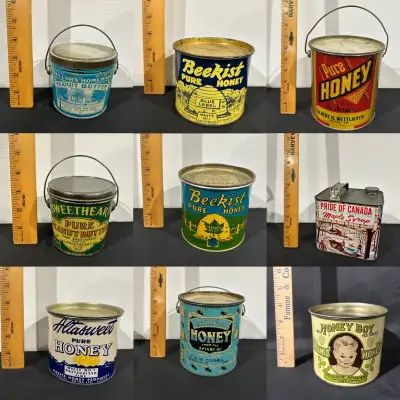 HI Bid AUCTION RADIOS / CLOCKS / TINS / CANADIANA, View more