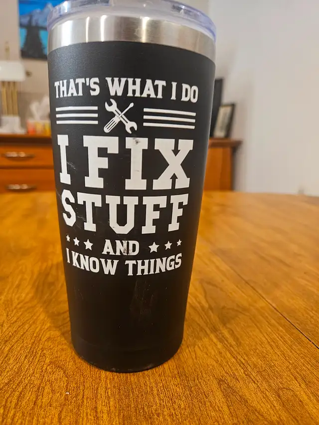 I fix stuff and I know things. Handyman service.