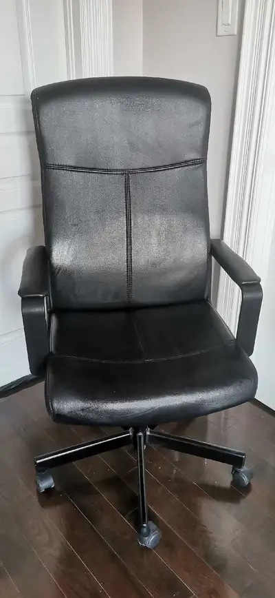 Ikea black Millberget swivel office chair , View more