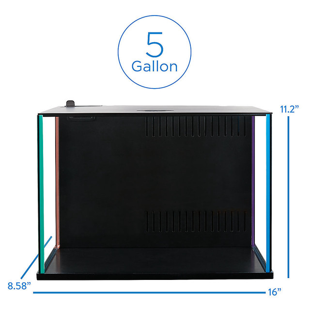 5 Gallon Top Fin Custom Colorflow Aquarium with Colour -Changing in Accessories in Belleville - Image 3