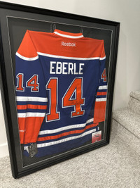 Jordan Eberle Signed Oilers Jersey