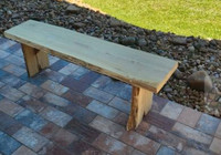Outdoor Garden Bench -  Dimension: 17" H x 36" W x 12" D