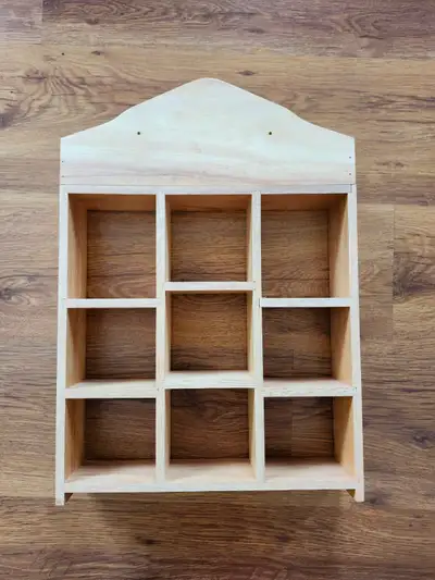 New solid wood display shelf, View more