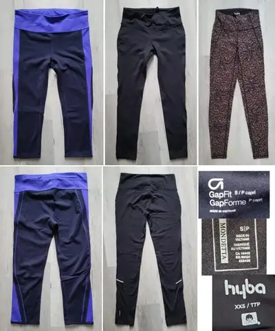 3 leggings - Hyba, GapFit et Mondetta - XXS et S, View more