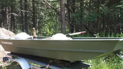 Jon boat great condition. Oars and seats