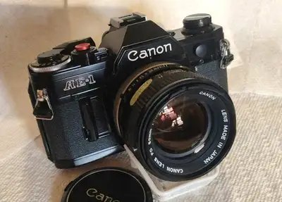 Canon AE1 Black / 50mm f1.4, View more