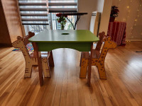 Table et 2 chaises enfant