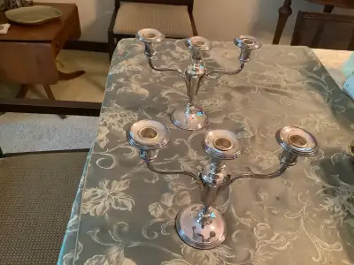 Vintage Silver Candelabra, View more