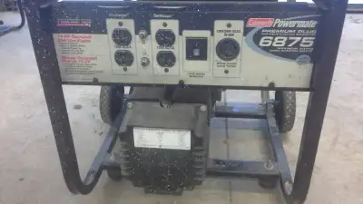 Powermate 6875 generator, View more