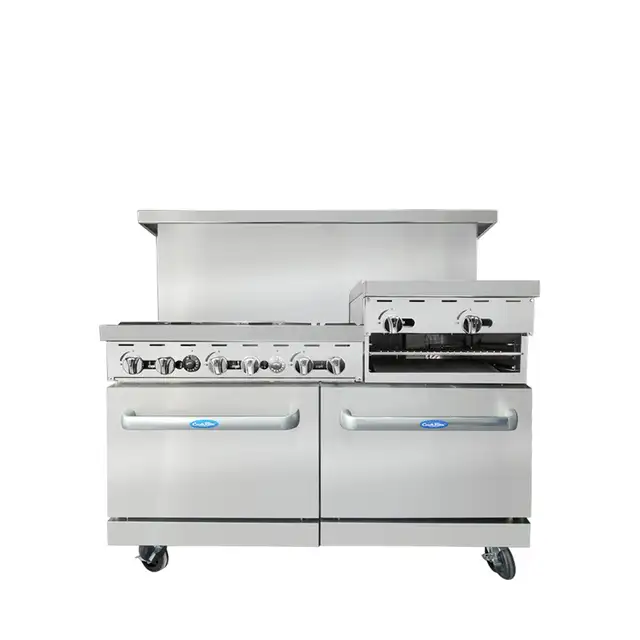 Atosa AGR-6B24RGB 60" 6 Burner With 24" Griddle Stove Top Range in Other in City of Toronto - Image 2