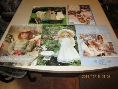 VINTAGE COLLECTIBLE DOLL CALENDARS, View more