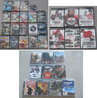 Variety of Playstation 2 (PS2) & Playstation 3 (PS3) Games