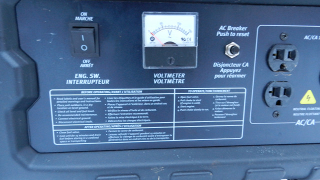 Génératrice a essence Mastercraft 4 temps, 3300/2400W dans Outils électriques  à Sherbrooke - Image 3
