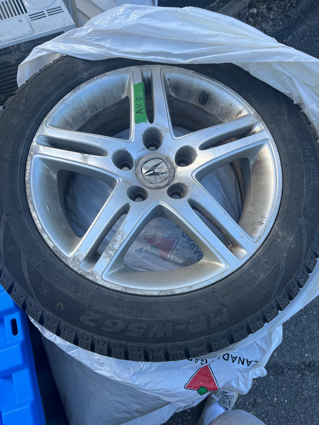 Pneus d’hiver sur mags 205/55R16 5x114.3 dans Pneus et jantes  à Drummondville
