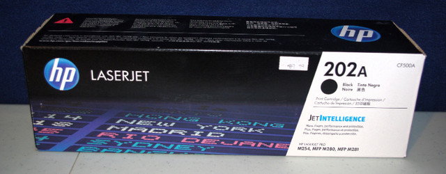 HP Laserjet 202A   Black Print Cartridge New in Box in Printers, Scanners & Fax in Winnipeg - Image 2