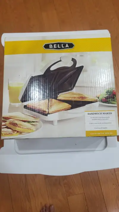 BELLA Sandwich Maker – Brand New – $30 each (2 available), View more