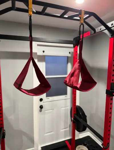 GYMREAPERS Red Ab Straps, View more