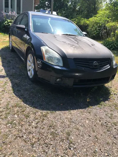 2008 Nissan Maxima with approx. 220,000 kms. Powerful 3.5L engine with CVT transmission. Car is full...