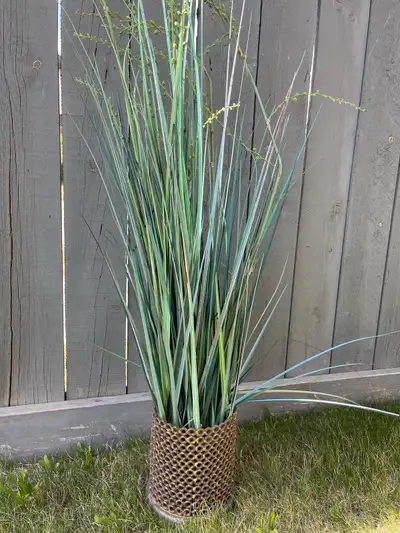 Decorative fake plant with metal vase by Dekora, View more