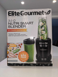 Nutri Smart Blender Elite Gourmet (BNIB)