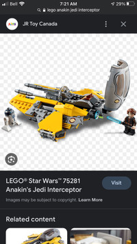 Lego anakin Jedi interceptor 75281