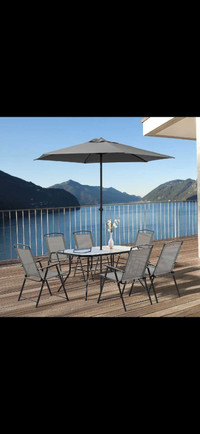 Outdoor patio furniture set with Dining table