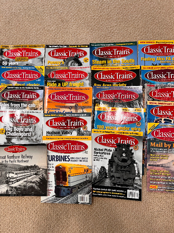 Classic Trains - 20 Magazines in Magazines in North Bay