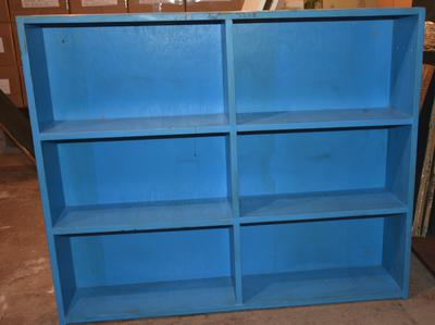 Solid Wood Bookcase / Old Wood Painted, View more