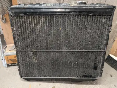 Original Rad out of 1965 Galaxie 500Xl 390 Engine Manual Transmission ( no oil cooler } Core not bad...