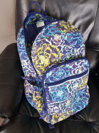 Vera Bradley Java Floral Diaper Bag & Changing Pad Duffel Tote Shoulder Bag  Used 