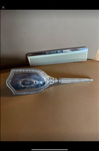Baby Silver Plated Brush and Comb