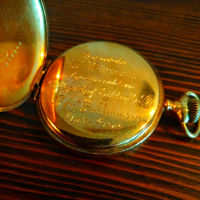 Solid 14k Gold 21 Jewel Waltham Antique Pocket Watch in Jewellery & Watches in City of Toronto - Image 2